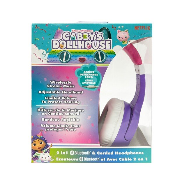 Ekids - Gabby's Dollhouse Wireless Bluetooth Headphones