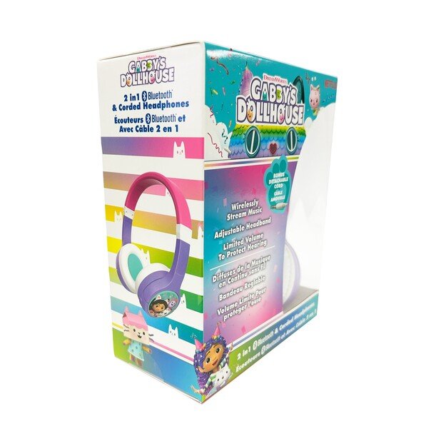 Ekids - Gabby's Dollhouse Wireless Bluetooth Headphones