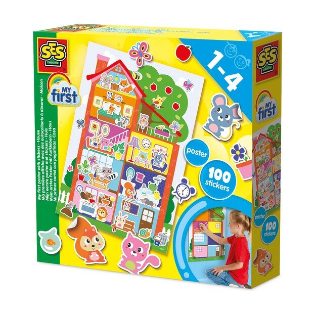 SES Creative - My First Poster with Stickers - (S14476)