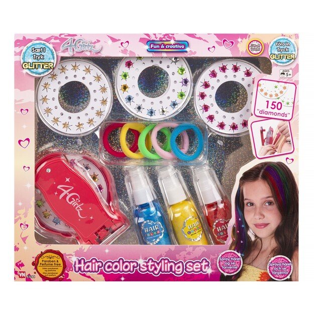 4-Girlz - Hair decoration set w/spray (63244)