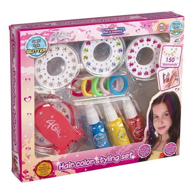 4-Girlz - Hair decoration set w/spray (63244)