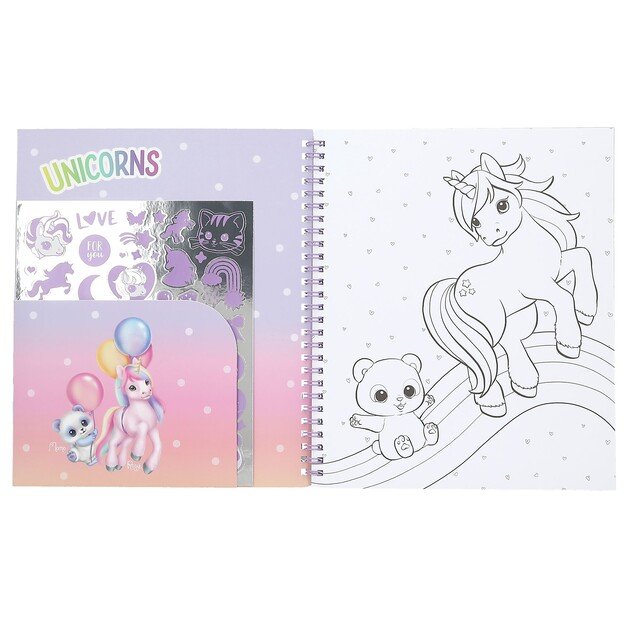 Ylvi - Colouring Book With Sequins - (0413587)