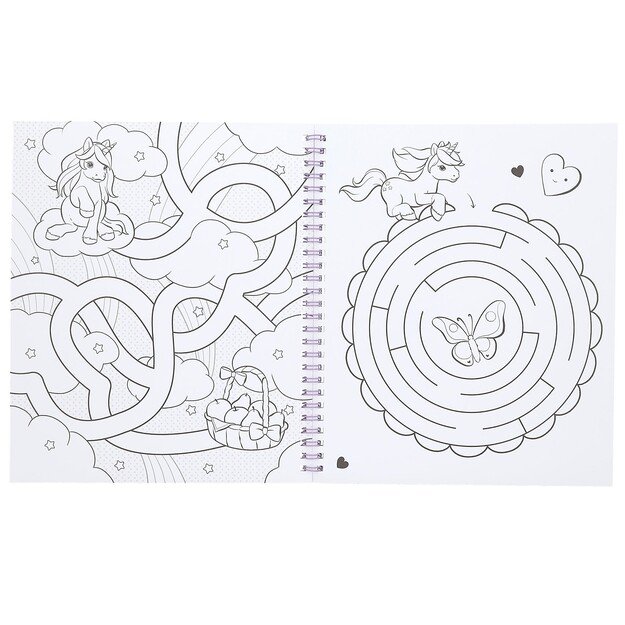 Ylvi - Colouring Book With Sequins - (0413587)