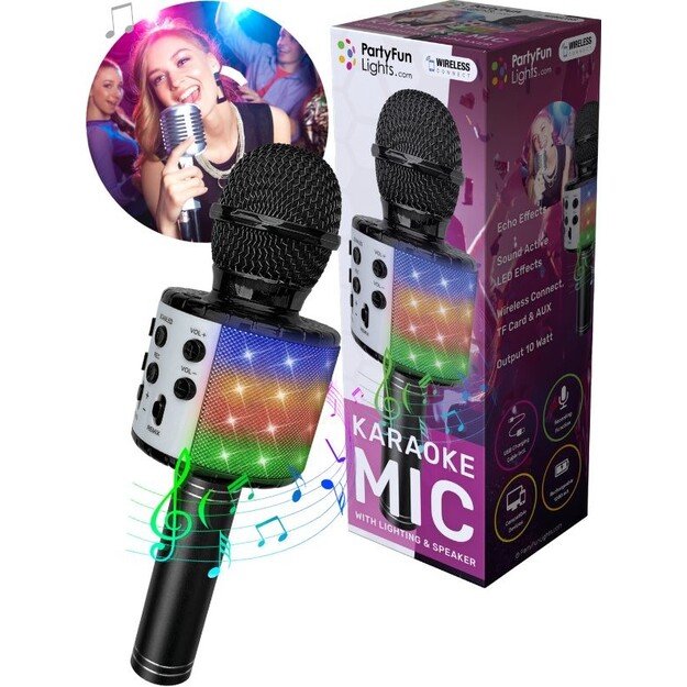 Party Fun Lights - Karaoke microphone with speaker - (605600)