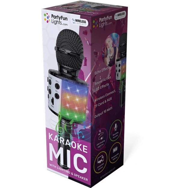 Party Fun Lights - Karaoke microphone with speaker - (605600)