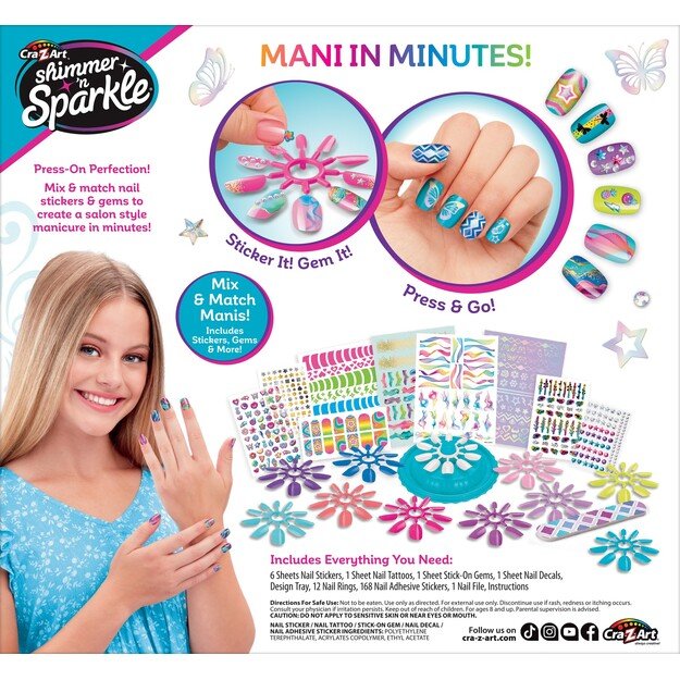 SHIMMER N SPARKLE - Trendy Tips Nail Expressions (65610S)