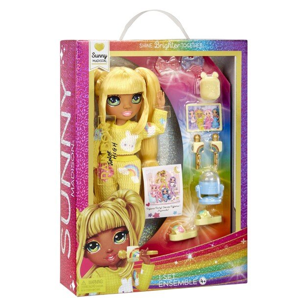 Rainbow High - Junior High PJ Party Fashion Dolls - Sunny