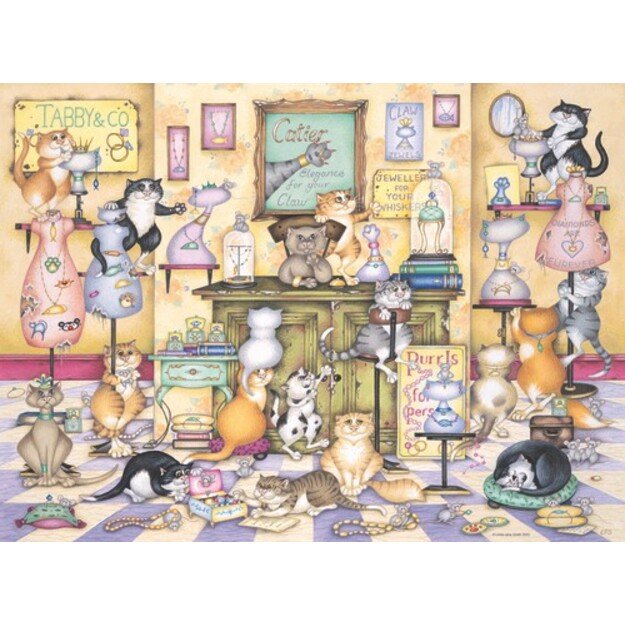 Ravensburger - Crazy Cats Taby & Co. 500p (12001451)