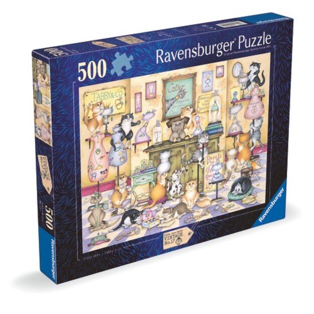 Ravensburger - Crazy Cats Taby & Co. 500p (12001451)
