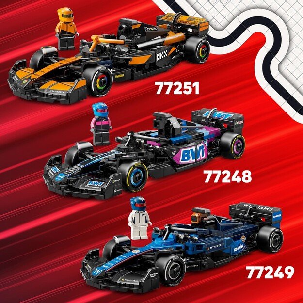 LEGO - Speed Champions - MoneyGram Haas F1 Team VF-24 Race Car (77250)