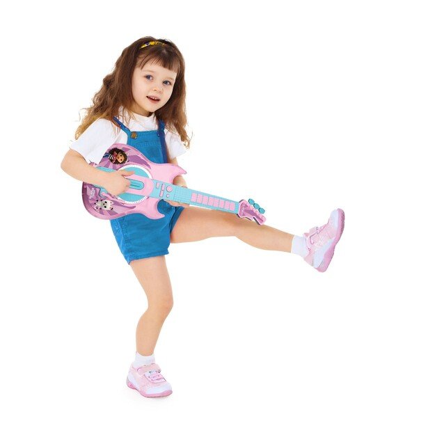 Lexibook - Gabby’s dollhouse Electronic Lighting Guitar with Mic (K260GDH)
