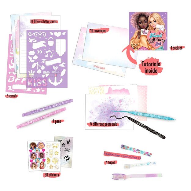 Topmodel - Letter Set Handlettering - (412618)