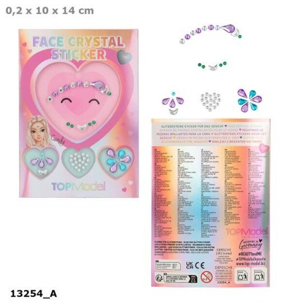 TOPModel - Face Crystal Sticker BEAUTY and ME ( 0413254 )