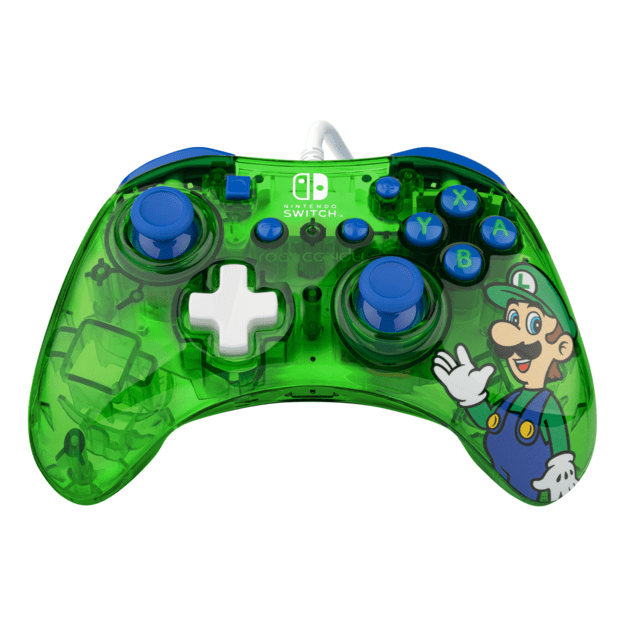 Rock Candy Wired Controller - Luigi - Nintendo Switch