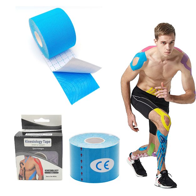 PLASTRY TAPE TEJPY KINESIOTAPING TEJP TAŚMA SPORT PRO 5MX5CM  1
