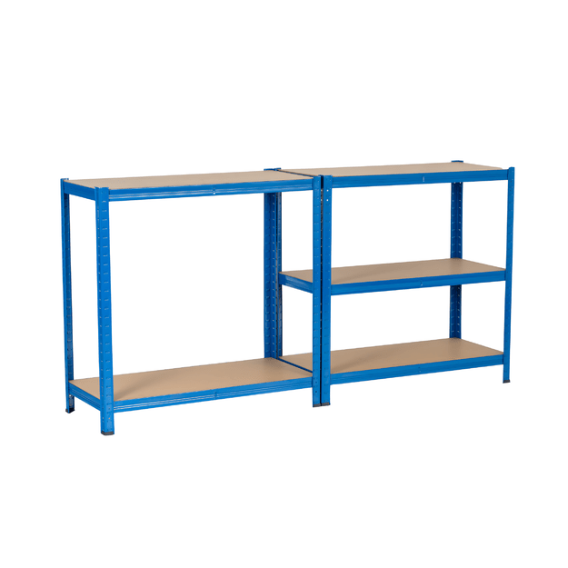 REGAŁ MAGAZYNOWY NIEBIESKI 180x90x40 GARAŻOWY GARAŻ PIWNICA MAGAZYN 875 kg 6