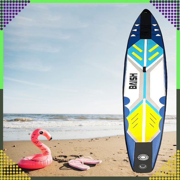 Deska Sup Paddle Board 420 cm Pompowana do Pływania Wytrzymała + Akcesoria 13