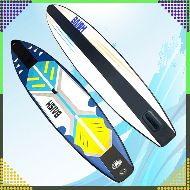 Deska Sup Paddle Board 420 cm Pompowana do Pływania Wytrzymała + Akcesoria 4