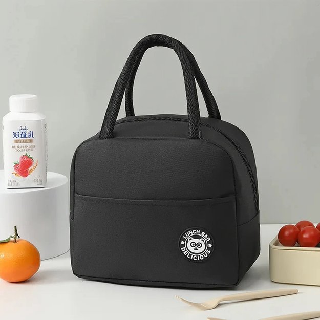 Torba Termiczna Izolacyjna Lunch Box Śniadaniówka na Jedzenie Piknik Plażę 5