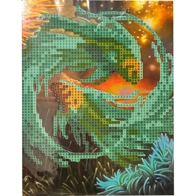 DIAMOND PAINTING HAFT DIAMENTOWY MOZAIKA ZESTAW SZTALUGA 15x20cm DLA DZIECI 13