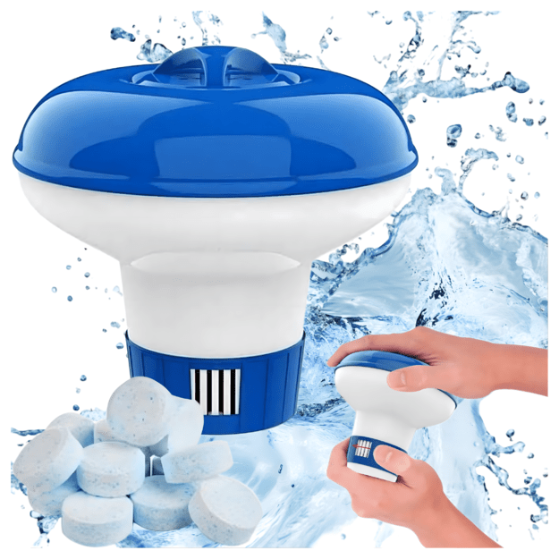 Float Skimmer Dispenser Buoy for Pool Chemical Tablets