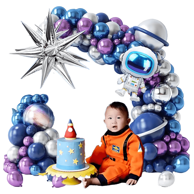 Girlanda Balonowa Zestaw Balonów na Urodziny Astronauta 108 ele