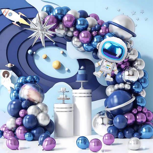 Girlanda Balonowa Zestaw Balonów na Urodziny Astronauta 108 ele 16