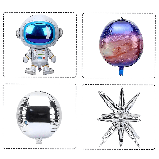 Girlanda Balonowa Zestaw Balonów na Urodziny Astronauta 108 ele 12