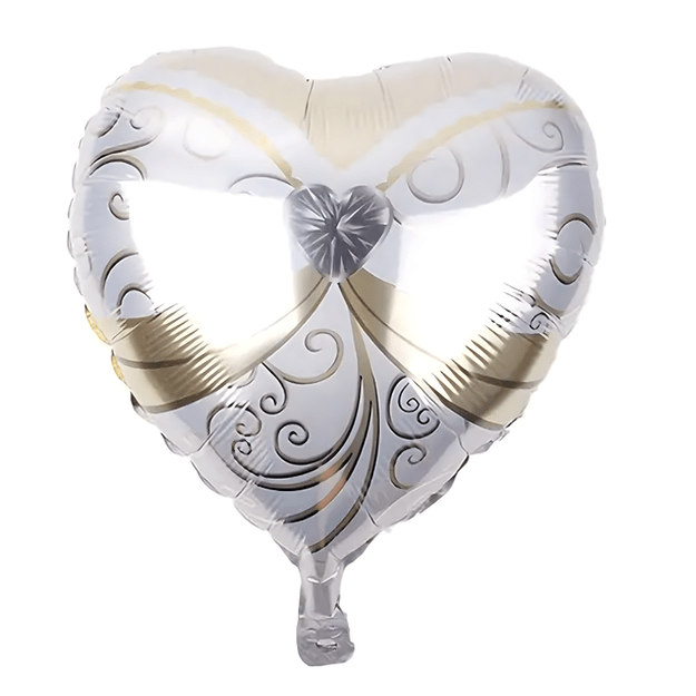 Balony Weselne Garnitur Suknia Ślubna Ślub na Wesele 5 szt 2