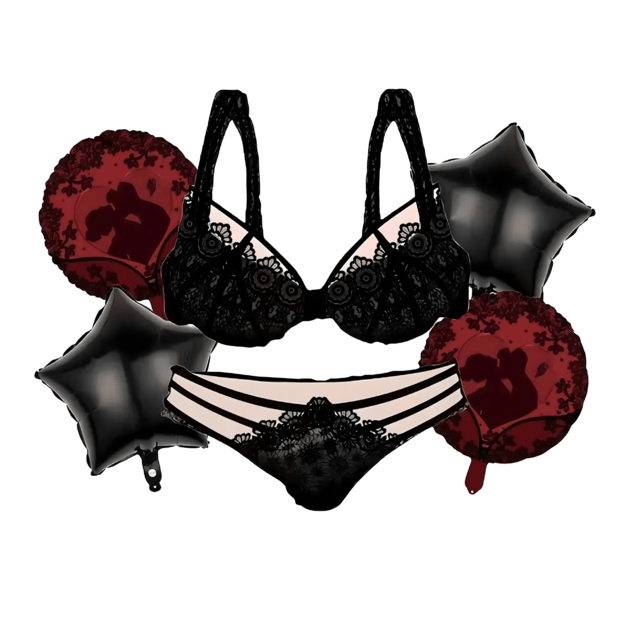 Hen Night Balloon Set, Lingerie, Party, 6 pcs