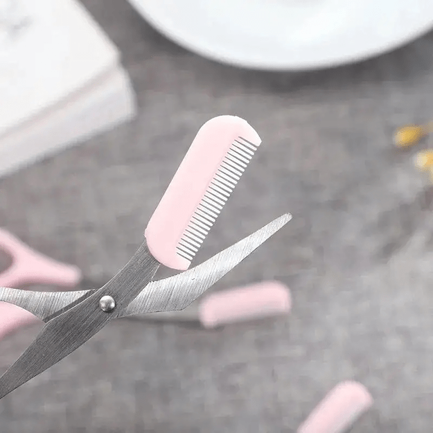 Antakių korekcijos ir formavimo žirklės su šukomis 12,5 cm 24
