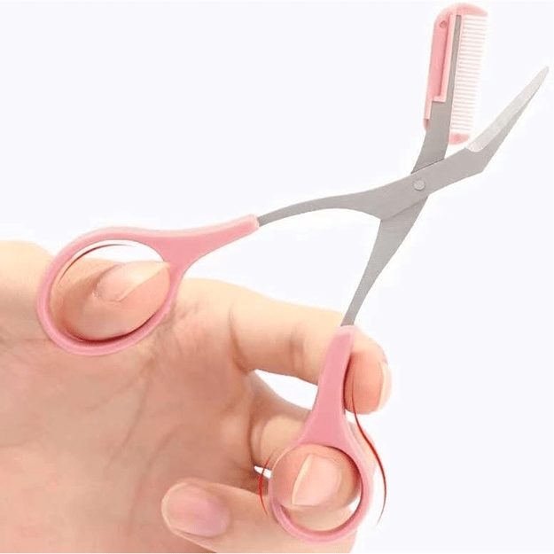 Antakių korekcijos ir formavimo žirklės su šukomis 12,5 cm 25