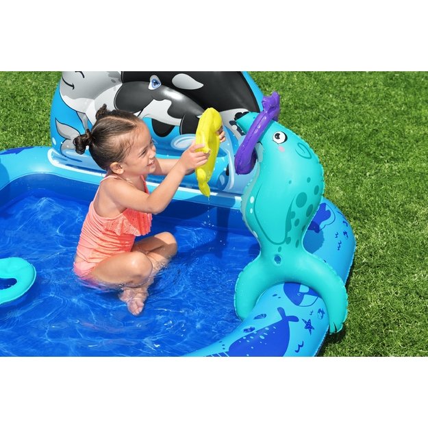  Bestway 53156 Plac Zabaw Dmuchany Ogrodowy Polar Pals 134 x 131 x 73 cm 27