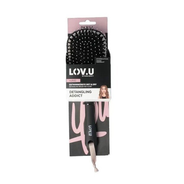 Parsa - LOV.U W&D Detangling Brush Black