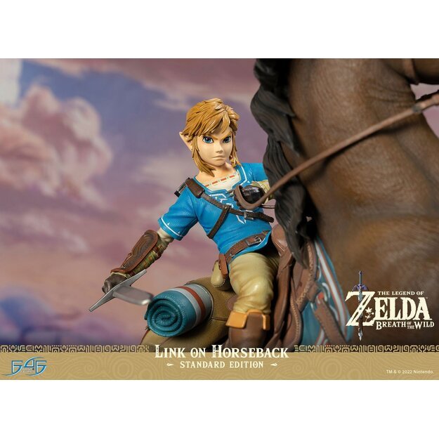 First4Figures - The Legend Of Zelda: Breath Of The Wild (Link On Horseback) RESIN Statue /Figures