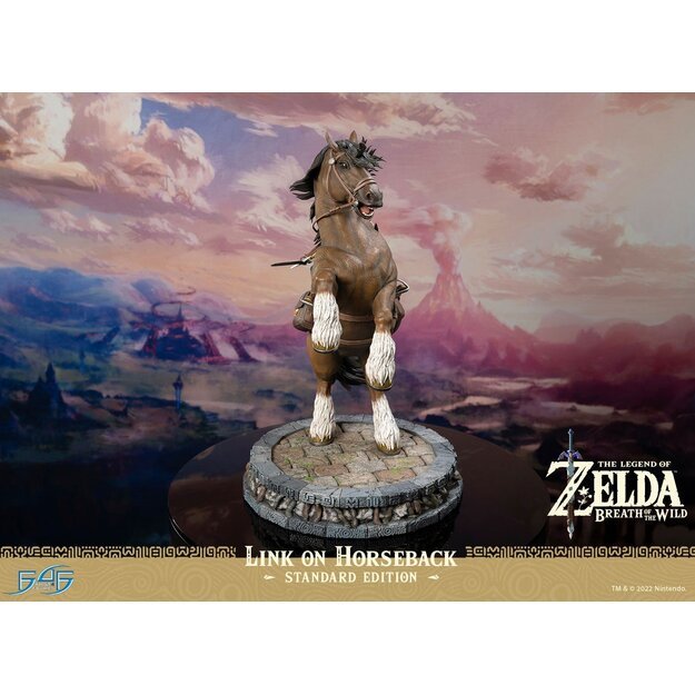 First4Figures - The Legend Of Zelda: Breath Of The Wild (Link On Horseback) RESIN Statue /Figures 4
