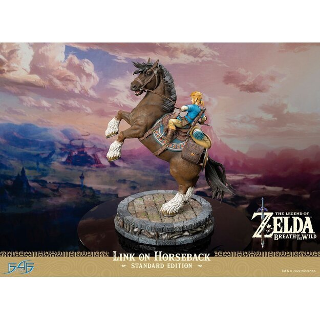 First4Figures - The Legend Of Zelda: Breath Of The Wild (Link On Horseback) RESIN Statue /Figures 5