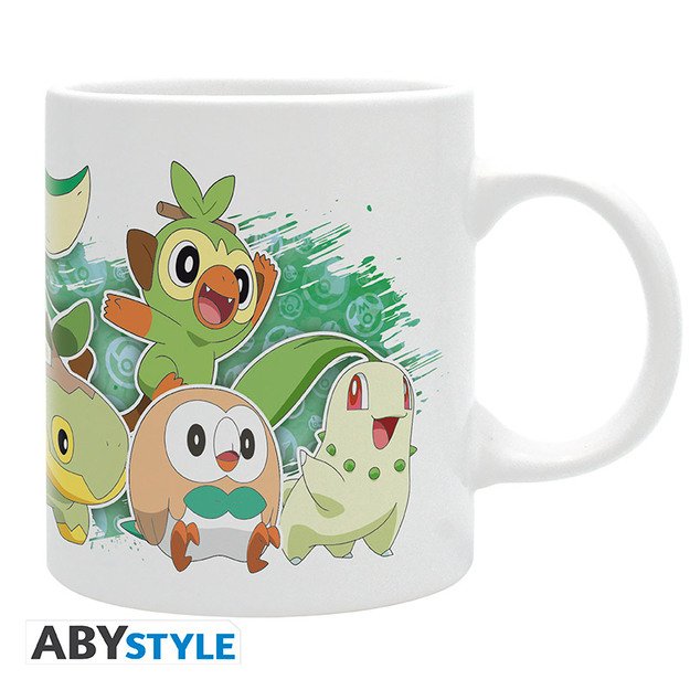 Pokemon Mug Grass Partners - Green - 320 ml