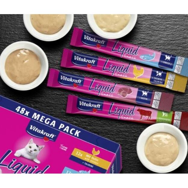 Vitakraft - Liquid Snack Big Pack á 48st x 15 gr 1