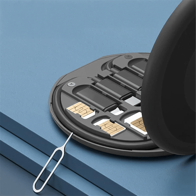 Organizer 5w1 Podróżny do Telefonu Przejściówki USB-C Lighting Micro USB-A  9