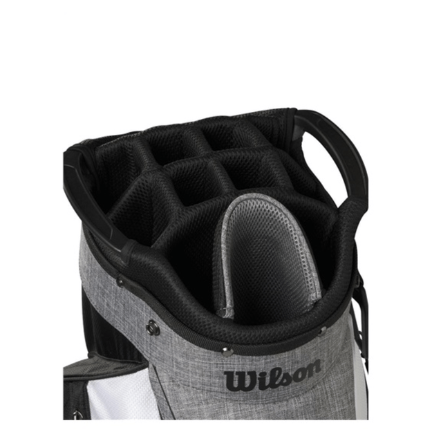 Wilson - Feather Cartbag – Black/Grey/White 3
