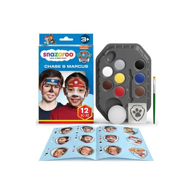 Snazaroo - Paw Patrol - Make-up Colorset - Chase & Marshall (791106)