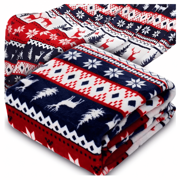 Paks talvine jõulupehmete ruudukate Soe ruudukate kingituste jaoks 120x150 cm