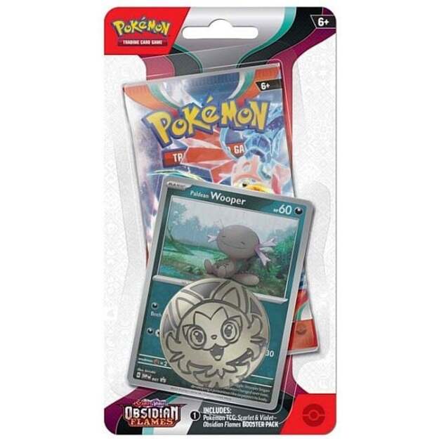 Pokemon Scarlet & Violet – Obsidian Flames - Checklane Blister (POK85519)