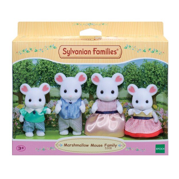 Sylvanian Families - Marshmallow Mouse Family (5308) 6