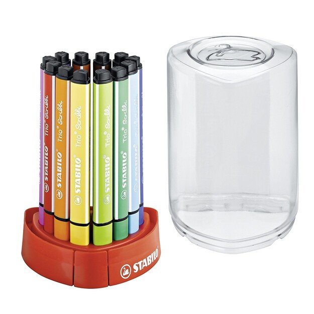 Stabilo - Trio Scribbi triangular fibre-tip pen (12 pcs)