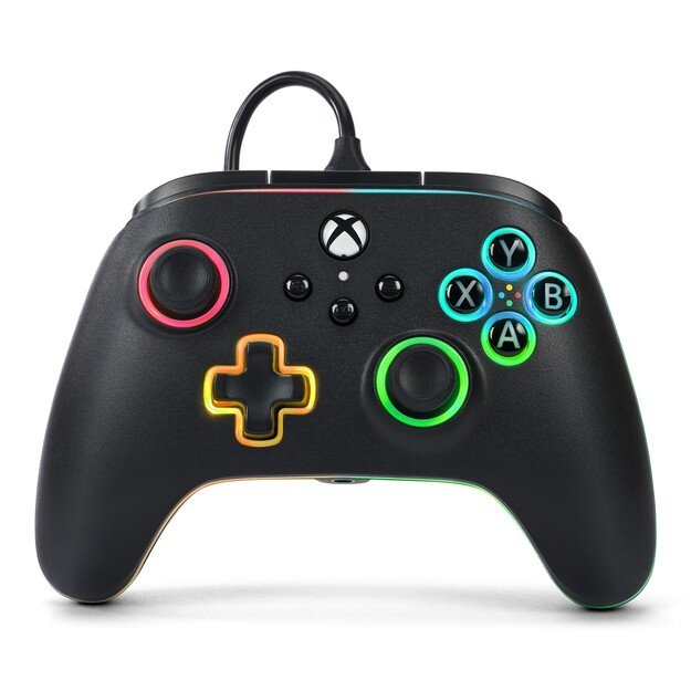 PowerA Advantage Wired Controller - Xbox Series X/S -  m/ Lumectra - Black
