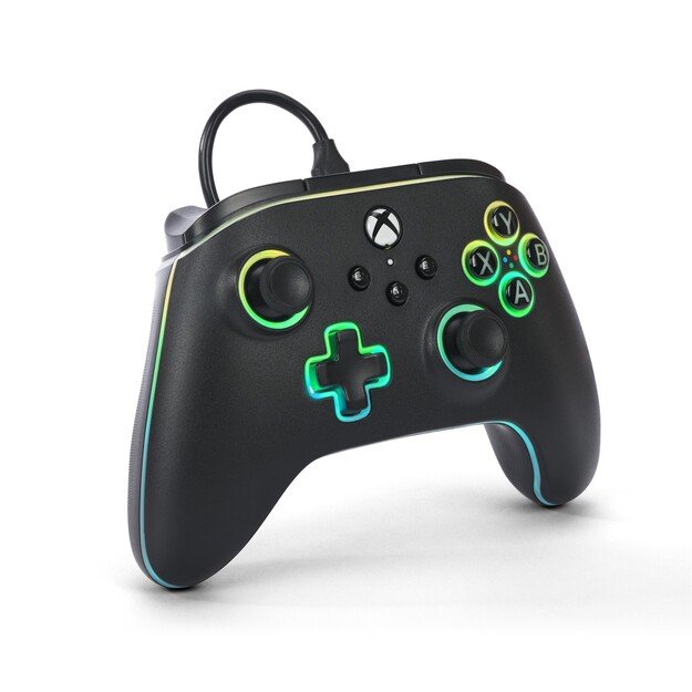 PowerA Advantage Wired Controller - Xbox Series X/S -  m/ Lumectra - Black