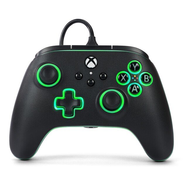 PowerA Advantage Wired Controller - Xbox Series X/S -  m/ Lumectra - Black