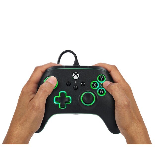 PowerA Advantage Wired Controller - Xbox Series X/S -  m/ Lumectra - Black